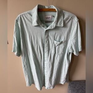 Goodfellow & Co ocean blue Casual Button Down summer Shirt